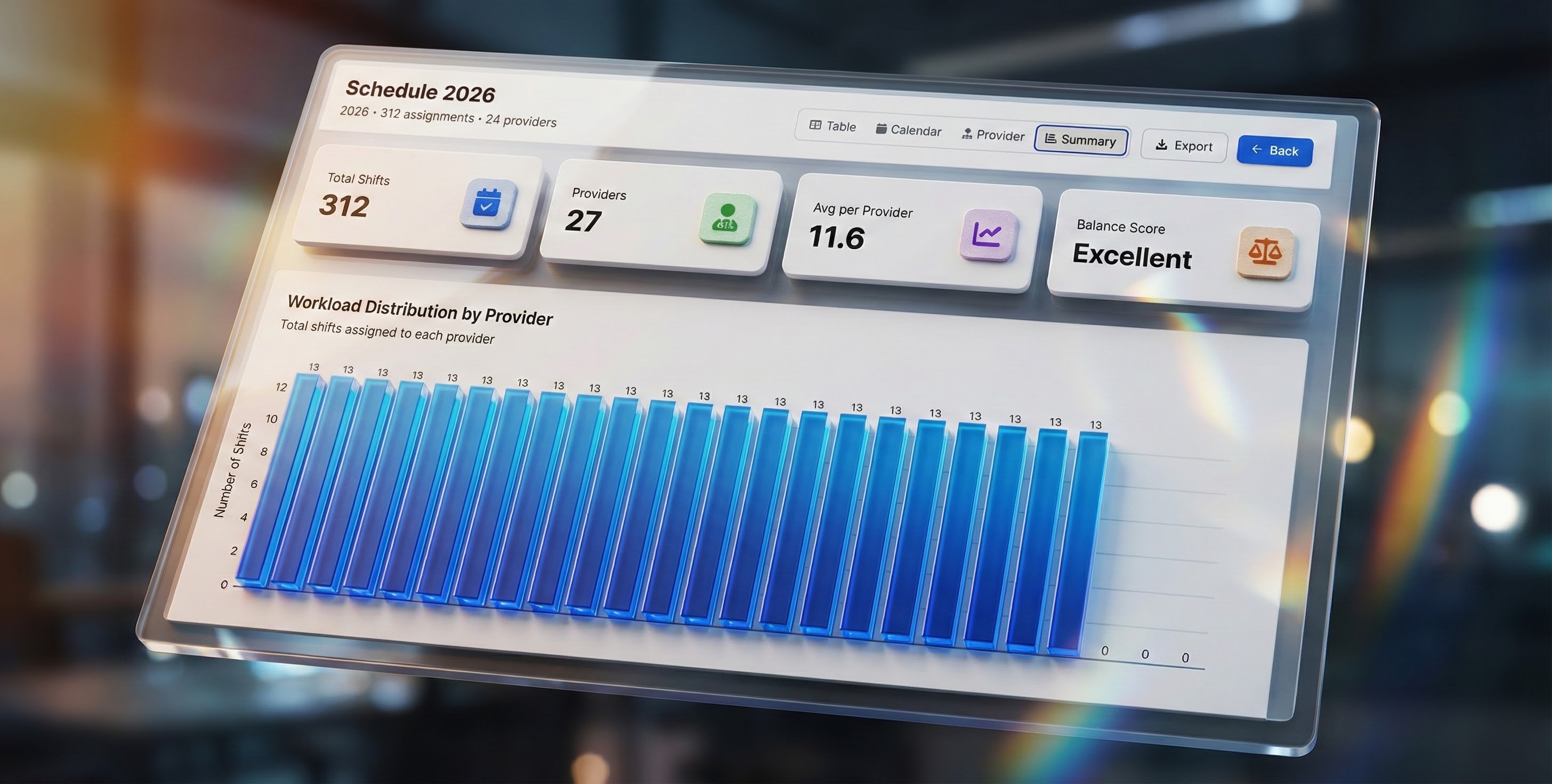 GAS Schedule Optimizer Dashboard